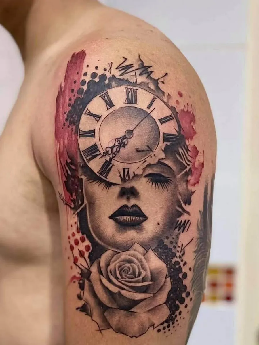 Color realism tattoo by RUN INK Tattoo Bangkok