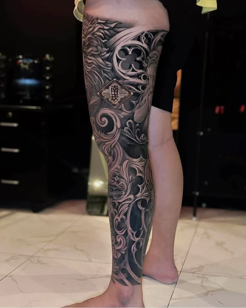 งานสัก Black & Grey โดย RUN INK Tattoo Bangkok