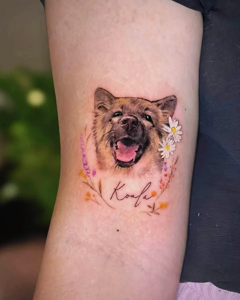 Color and watercolor tattoo by RUN INK Tattoo Bangkok