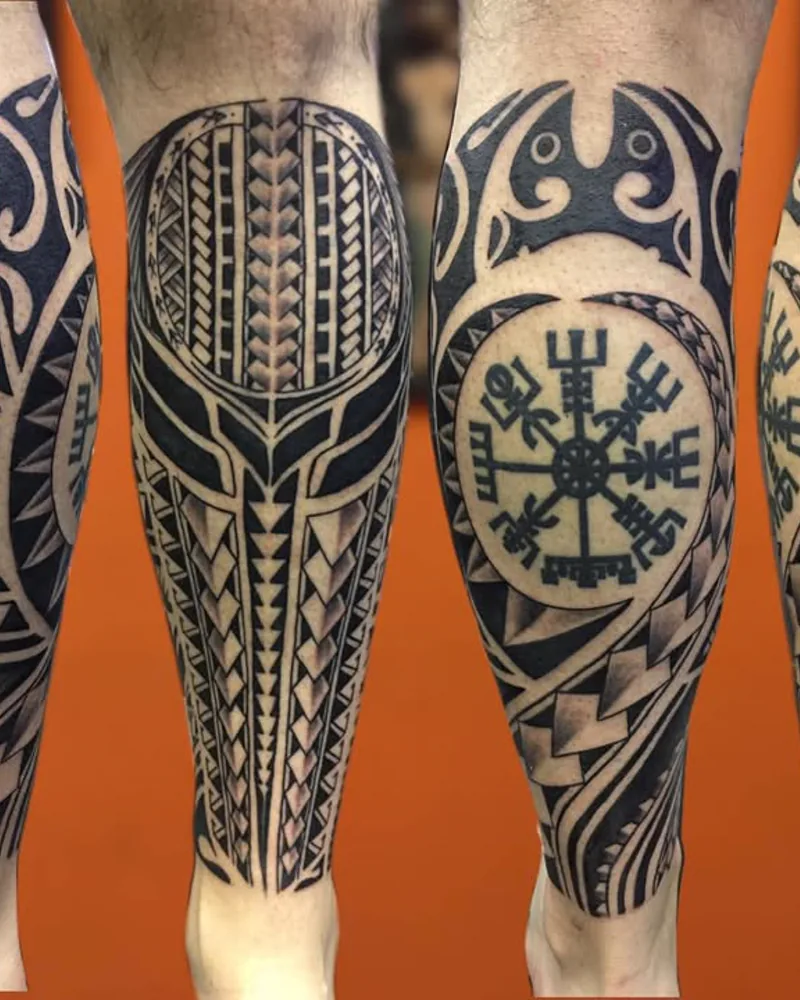 Maori and Polynesian tribal tattoo by RUN INK Tattoo Bangkok