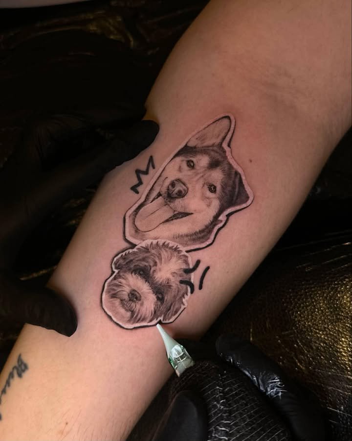 ผลงานสักสมจริง Realistic