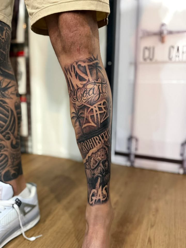 ผลงานสักสมจริง Realistic