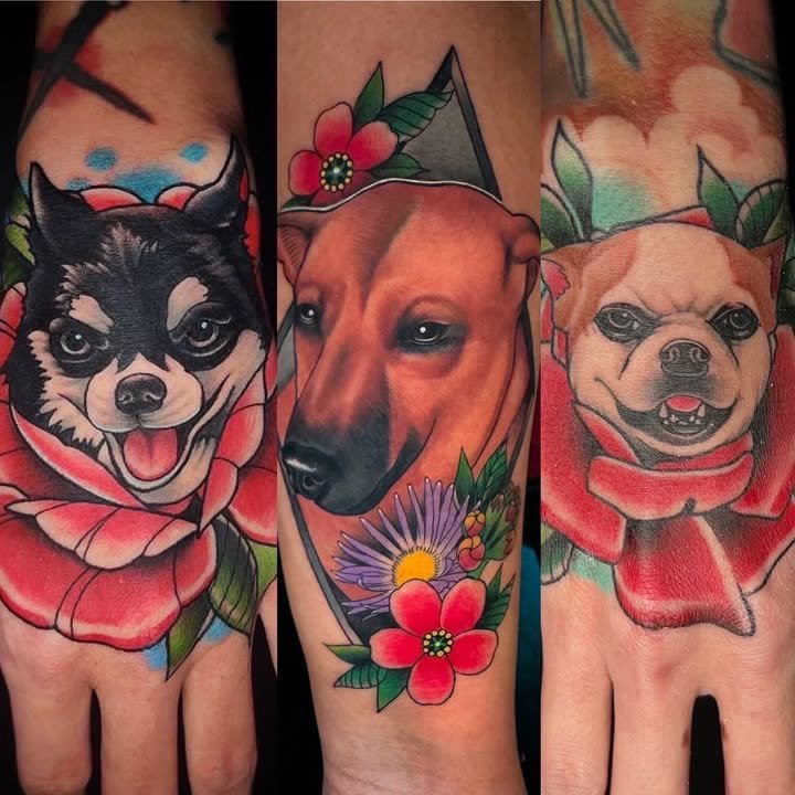 ผลงานสัก Old School