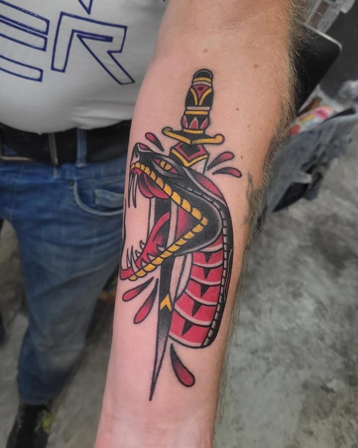 ผลงานสัก Old School