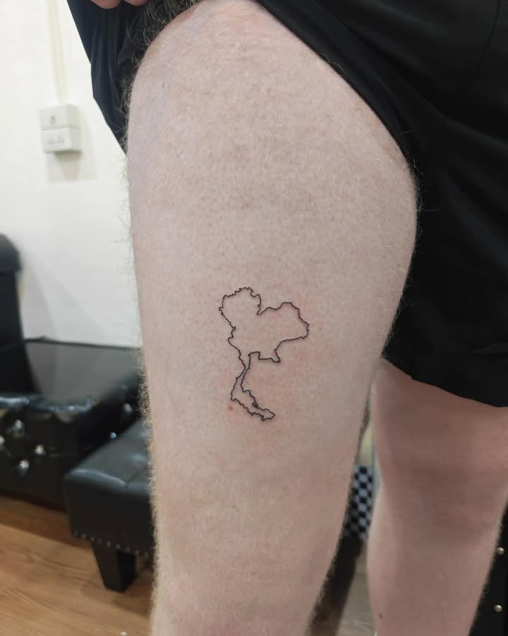 ผลงานสัก Minimal